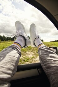 Not only are sneakers comfortable, but they can also give you the most stylish look. (Pexels) Not only are sneakers comfortable, but they can also give you the most stylish look. (Pexels)