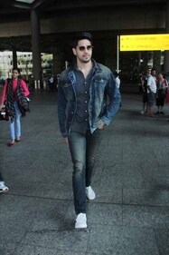 Sidharth's outfits show that the denim on denim trend is not just for women and can be worn by men as well, and that it can be styled in various ways to suit different occasions. (pinterest ) Sidharth's outfits show that the denim on denim trend is not just for women and can be worn by men as well, and that it can be styled in various ways to suit different occasions. (pinterest )