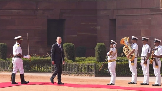 His visit to India is the first standalone one by any German Chancellor since the commencement of the Inter-Governmental Consultation (IGC) mechanism between the two nations in 2011, the Ministry of External Affairs (MEA) said in a press release.&nbsp;(AP)