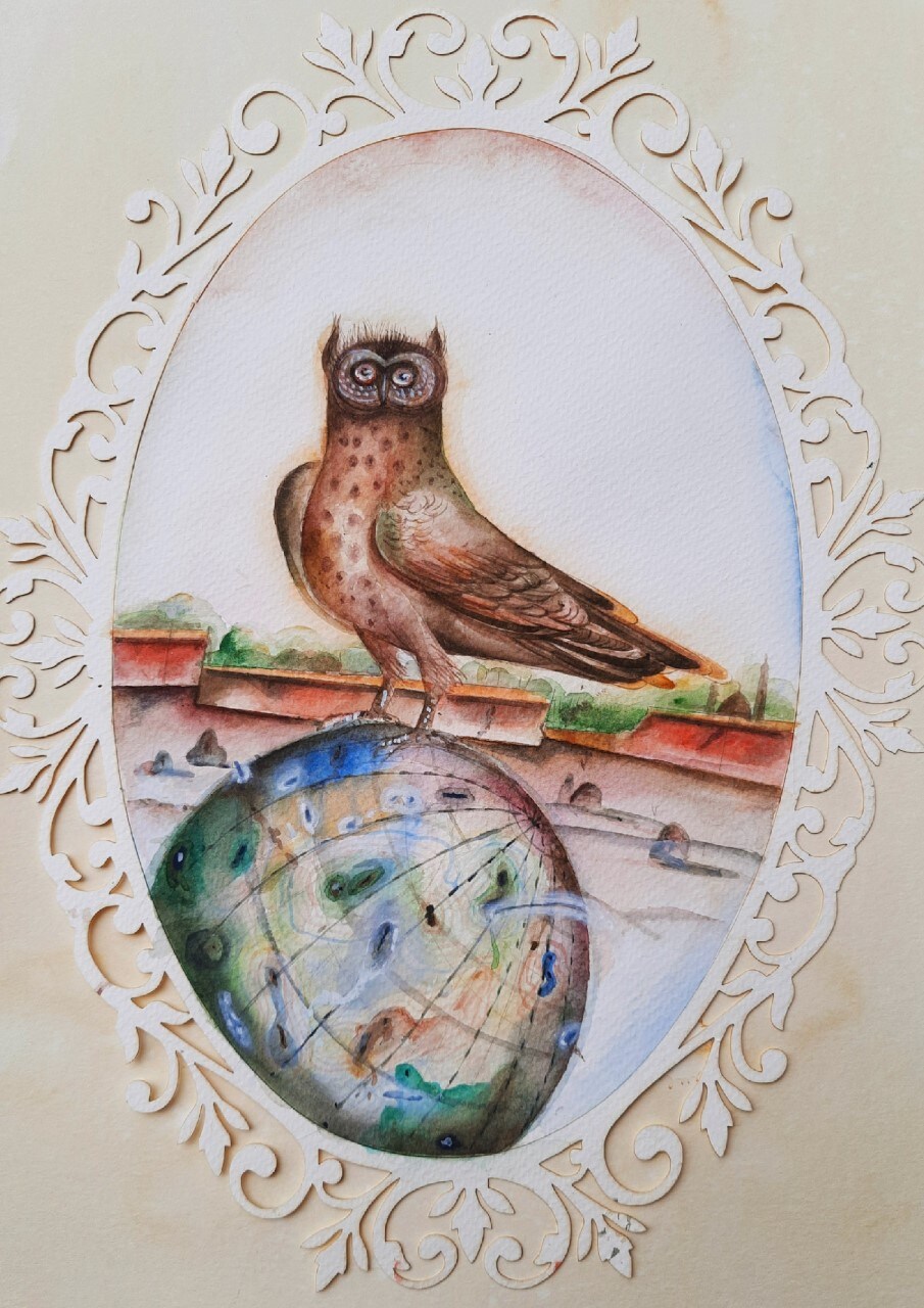 Sheikh Hifzul’s lockdown watercolour on display
