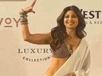 Sonam Kapoor and Shilpa Shetty at an event in Mumbai on Saturday night. Sonam Kapoor and Shilpa Shetty at an event in Mumbai on Saturday night.