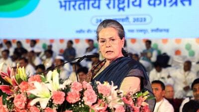 Congress leader Sonia Gandhi. (ANI) Congress leader Sonia Gandhi. (ANI)