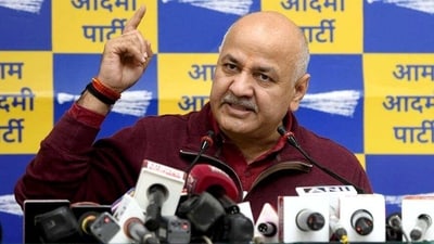 Deputy chief minister Manish Sisodia also holds the finance portfolio. (ANI) Deputy chief minister Manish Sisodia also holds the finance portfolio. (ANI)