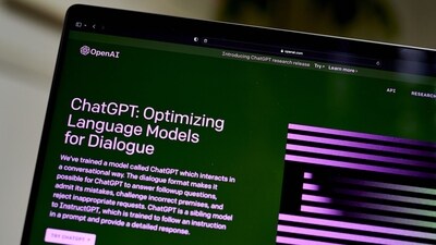 ChatGPT website (Bloomberg)