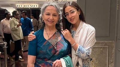 Sara Ali Khan posed with her 'most stunning granny' Sharmila Tagore. Sara Ali Khan posed with her 'most stunning granny' Sharmila Tagore.