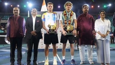 Max Purcell won the Bengaluru Open singles title.