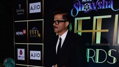 Anil Kapoor at the News 18 Reel awards. Anil Kapoor at the News 18 Reel awards.