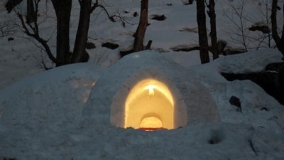 Igloos: If you're looking for a winter wonderland experience, staying in an igloo might be just the ticket. Modern igloos are equipped with heating and cozy sleeping arrangements, and many also offer the chance to see the Northern Lights. (File photo) Igloos: If you're looking for a winter wonderland experience, staying in an igloo might be just the ticket. Modern igloos are equipped with heating and cozy sleeping arrangements, and many also offer the chance to see the Northern Lights. (File photo)