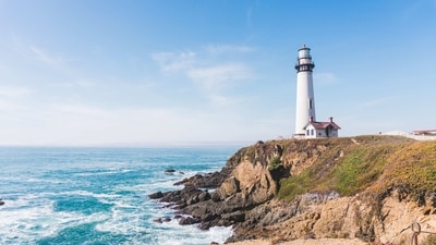 Lighthouses: If you're looking for a secluded and romantic getaway, consider staying in a lighthouse. These historic buildings offer stunning views of the sea and coastlines, and many have been converted into cozy and unique accommodations. (Unsplash) Lighthouses: If you're looking for a secluded and romantic getaway, consider staying in a lighthouse. These historic buildings offer stunning views of the sea and coastlines, and many have been converted into cozy and unique accommodations. (Unsplash)