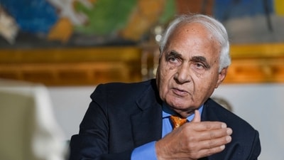 Chairman and CEO of real estate developer DLF Limited Kushal Pal Singh during an interview. (PTI)