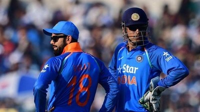 Virat Kohli and MS Dhoni Virat Kohli and MS Dhoni