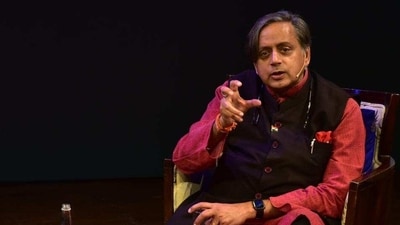 Congress leader Shashi Tharoor. ((Anshuman Poyrekar/HT File Photo))
