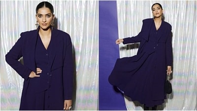 Opt for oversized outerwear: Oversized outerwear such as a coat or a trench can create a fashion-forward look that's perfect for the season. You can wear it with skinny jeans or a dress to create a balanced look. (Instagram) Opt for oversized outerwear: Oversized outerwear such as a coat or a trench can create a fashion-forward look that's perfect for the season. You can wear it with skinny jeans or a dress to create a balanced look. (Instagram)