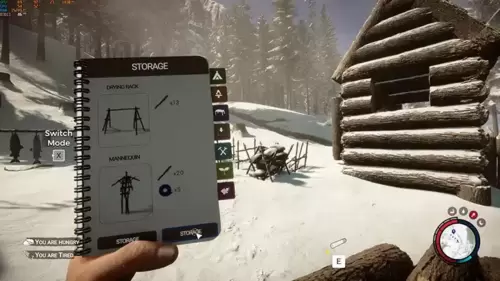 How to make a drying rack in Sons of the Forest How to make a drying rack in Sons of the Forest