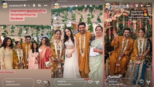 The wedding was attended by Munmun Dutta, Mazher Sayed, Sunayana Fozdar, and Niyati Joshi.