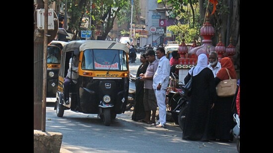 Party workers had arranged transport facilities for voters who moved to other areas. (HT PHOTO)