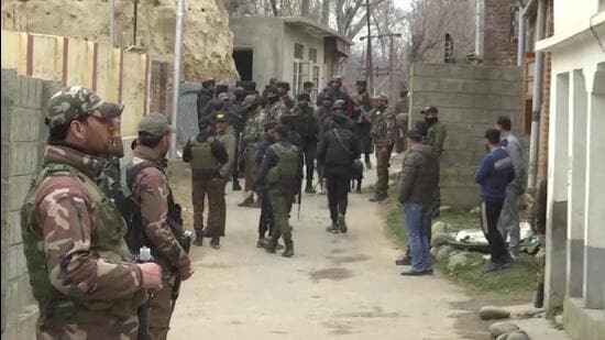 Police said terrorists fired upon Sanjay Sharma, a resident of Achan in Pulwama (ANI Photo)
