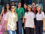 Karisma Kapoor, Neetu Kapoor, Armaan Jain, and Navya Nanda among others pose for pictures.