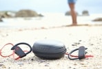 Neckband earphones are good for listening indoors and outdoors while exercising or running errands.