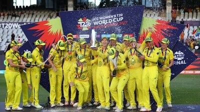 This was Australia’s second hattrick of Women’s T20 World Cup titles—2010, 2012 and 2014 and 2018, 2020 and 2023—in eight editions. (REUTERS)