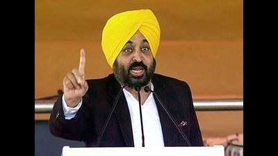 Calling them “anti-Punjab”, Mann said that the leaders keep talking about the imposition of the governor’s rule in the state. (ANI Photo)