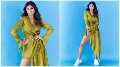 Sharing a string of images on her Instagram handle, Shilpa Shetty captioned her post, "They said, "Greens are good for you!"". (Instagram/@theshilpashetty) Sharing a string of images on her Instagram handle, Shilpa Shetty captioned her post, "They said, "Greens are good for you!"". (Instagram/@theshilpashetty)