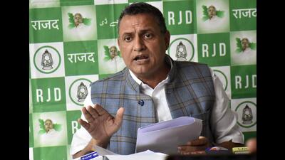 Former Bihar agriculture minister and RJD leader Sudhakar Singh. (ANI) Former Bihar agriculture minister and RJD leader Sudhakar Singh. (ANI)