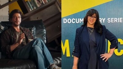 Director Smriti Mundhra visited the actor's Mumbai home to shoot his scenes for The Romantics. Director Smriti Mundhra visited the actor's Mumbai home to shoot his scenes for The Romantics.