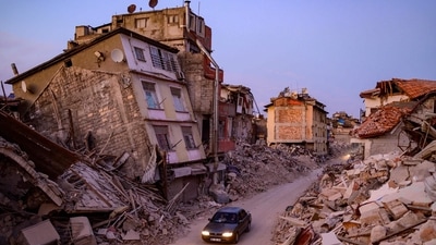 Collapsed buildings in Antakya, southern Turkey on February 20, 2023 (AFP) Collapsed buildings in Antakya, southern Turkey on February 20, 2023 (AFP)