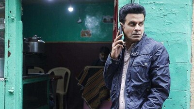 Manoj Bajpayee in a still from The Family Man. Manoj Bajpayee in a still from The Family Man.