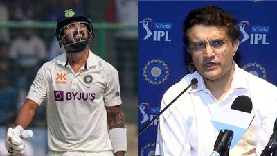 KL Rahul; Sourav Ganguly KL Rahul; Sourav Ganguly