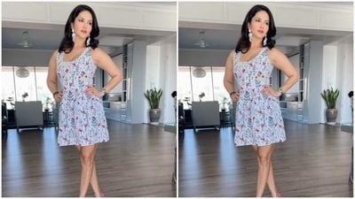 Sunny, styled by fashion stylist Hitendra Kapopara, wore her tresses open in wavy curls with a side part as she posed for the indoor photoshoot. (Instagram/@sunnyleone) Sunny, styled by fashion stylist Hitendra Kapopara, wore her tresses open in wavy curls with a side part as she posed for the indoor photoshoot. (Instagram/@sunnyleone)