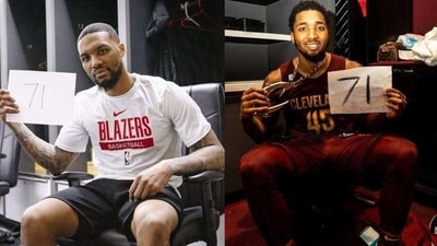 Damian Lillard(left); Donovan Mitchell (Twitter) Damian Lillard(left); Donovan Mitchell (Twitter)