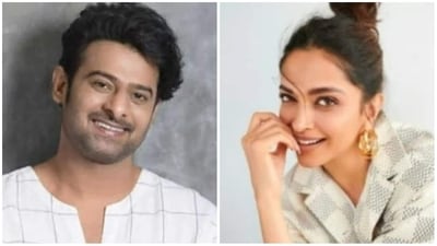 Project K stars Prabhas and Deepika Padukone together. Project K stars Prabhas and Deepika Padukone together.
