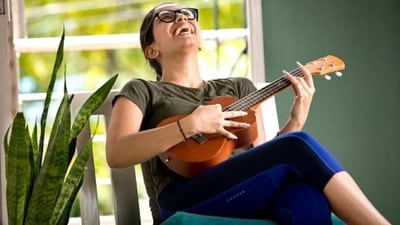 Have fun! Learning ukulele should be an enjoyable experience. Try not to get too caught up in comparing yourself to others or worrying about making mistakes. Celebrate your progress and enjoy the process of learning a new skill. (Unsplash) Have fun! Learning ukulele should be an enjoyable experience. Try not to get too caught up in comparing yourself to others or worrying about making mistakes. Celebrate your progress and enjoy the process of learning a new skill. (Unsplash)