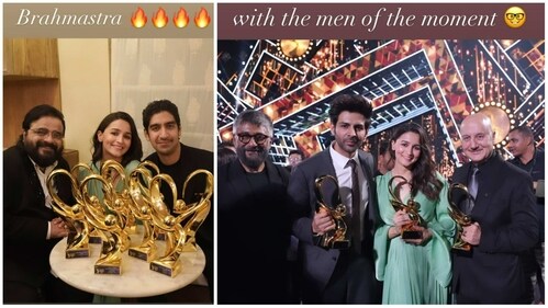 Alia Bhatt shared pics from the event on Instagram Stories. Alia Bhatt shared pics from the event on Instagram Stories.