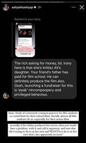 Aaliyah's response Aaliyah's response