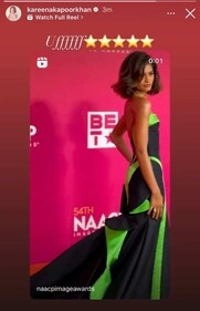 Kareena Kapoor gave a shoutout to Zendaya on Instagram Stories. Kareena Kapoor gave a shoutout to Zendaya on Instagram Stories.