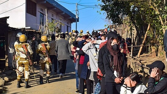 A total of 2,351 polling stations have been set up in the state.&nbsp;(PTI)