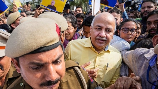 Delhi dy chief minister has been sent to five-day police custody by a CBI court on Monday. Delhi dy chief minister has been sent to five-day police custody by a CBI court on Monday.