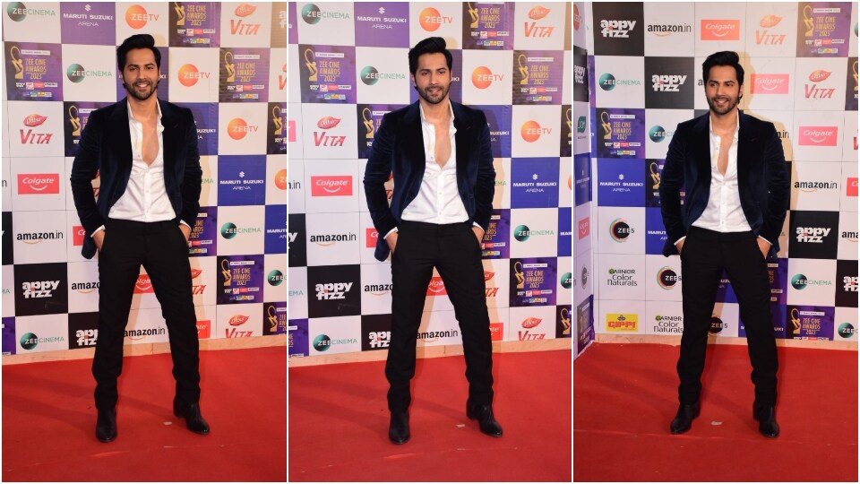Varun Dhawan attended an awards show last night. (HT Photo/Varinder Chawla) Varun Dhawan attended an awards show last night. (HT Photo/Varinder Chawla)