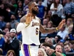 Los Angeles Lakers forward LeBron James 