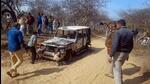 The charred bodies of the two men were found inside a vehicle in Haryana’s Bhiwani district on February 16. (PTI)