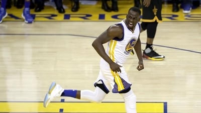 Draymond Green reacts to a play. (AFP) Draymond Green reacts to a play. (AFP)