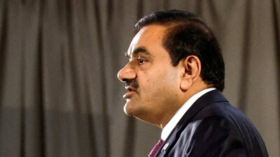 Gautam Adani speaks during an inauguration ceremony after the Adani Group completed the purchase of Haifa Port earlier in January 2023. (REUTERS) Gautam Adani speaks during an inauguration ceremony after the Adani Group completed the purchase of Haifa Port earlier in January 2023. (REUTERS)