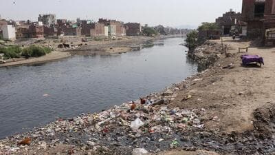 According to Uttar Pradesh Pollution Control Board, river Hindon is currently in category E, or the category with the lowest quality of water. (Sakib Ali /HT PHOTO) According to Uttar Pradesh Pollution Control Board, river Hindon is currently in category E, or the category with the lowest quality of water. (Sakib Ali /HT PHOTO)