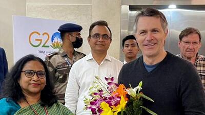 Australian education minister Jason Clare arrived in India for an official visit from February 28 to March 3 in New Delhi on Tuesday (ANI)