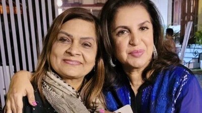 Sima Taparia with Farah Khan at an event. Sima Taparia with Farah Khan at an event.