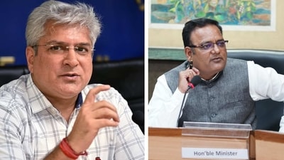 Kailash Gahlot (left) and Raaj Kumar Anand (right) (ANI/AAP) Kailash Gahlot (left) and Raaj Kumar Anand (right) (ANI/AAP)