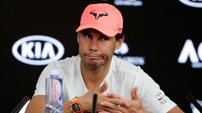 Spain's Rafael Nadal answers questions at a press conference (AP) Spain's Rafael Nadal answers questions at a press conference (AP)